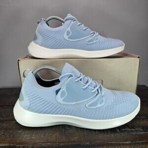 Vessi Everyday 2.0 Mens Size 10 Lace Up Waterproof Shoes Sneakers Sky Blue